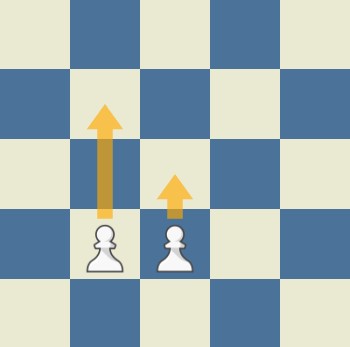 Pawn chess piece movement